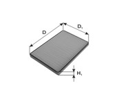 FILTR KABINY WĘGLOWY